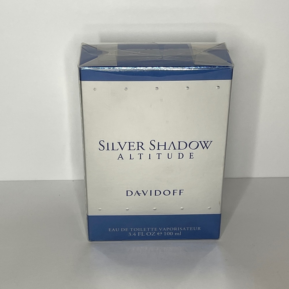 Davidoff Silver Shadow Altitude Men Eau de Toilette 3.4oz 100ml Spray New Sealed